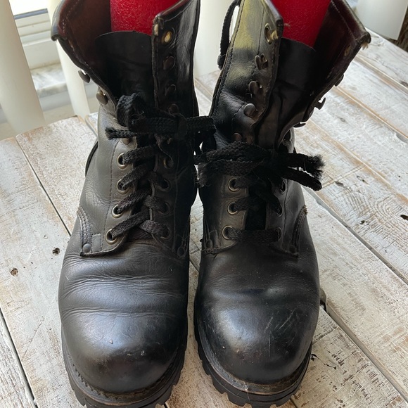Mens Vibram GEORGIA Logger leather lace up Boots  NO SIZE Georgia Boot main image 9